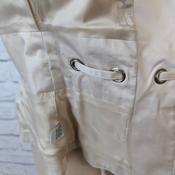 Classy Tan Spring Blazer Jacket by CACHE - Size 2 - Picture 11 of 13